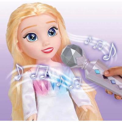 FROZEN ELSA CANTA 38 CM CON MICROFONO