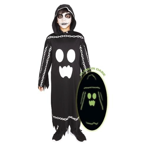 COSTUME FANTASMA ENCATENATO GLOW IN DARK XS