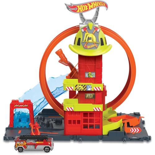 HOT WHEELS CITY FIRE STATION