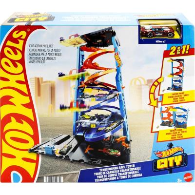 HOT WHEELS CITY TRANSFORM TORRE 2 IN 1