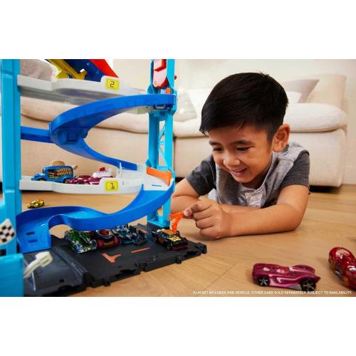 HOT WHEELS CITY TRANSFORM TORRE 2 IN 1