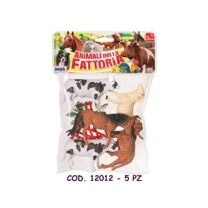 BUSTA ANIMALI FATTORIA 5 PZ