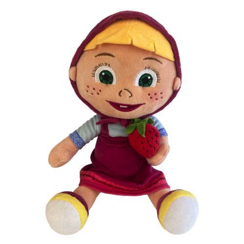 MASHA CON FRAGOLA E ORSO 25 cm 