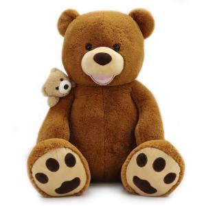 MAGGIE ORSO PELUCHE CON CUCCIOLO 35 CM