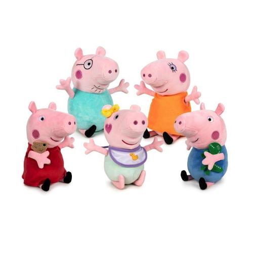 PEPPA PIG FAMILY DE LUXE PELUCHE 35 CM