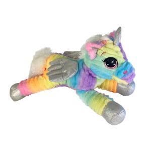 UNICORNO ARCOBALENO SDRAIATO 45 CM