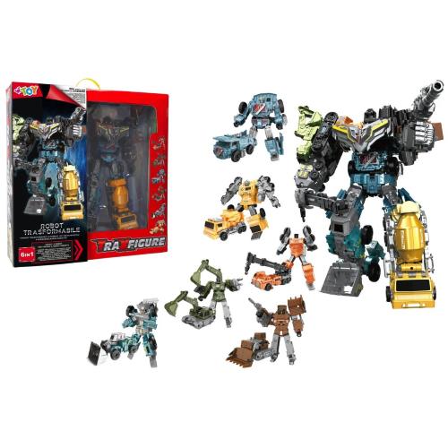 TRAXFIGURE 6 IN 1 MEGA ROBOT TRANSFORMER