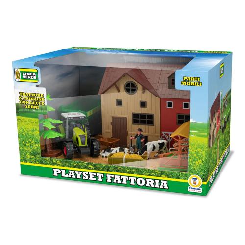 LINEA VERDE FATTORIA CON TRATTORE A FRIZIONE LUCI E SUONI 