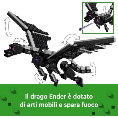 LEGO MINECRAFT L'ENDERAGO E LA NAVE