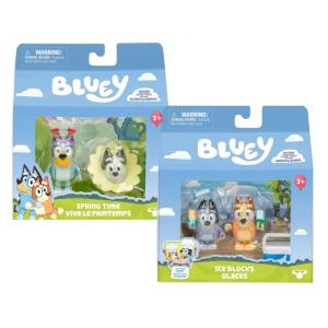 BLUEY COPPIA DI PERSONAGGI ASSORTITI