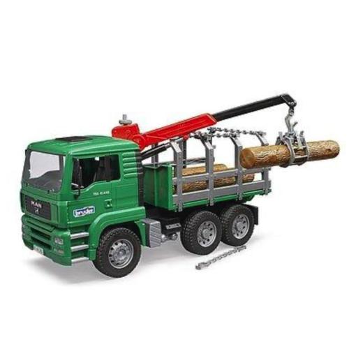 BRUDER CAMION TRASPORTO TRONCHI