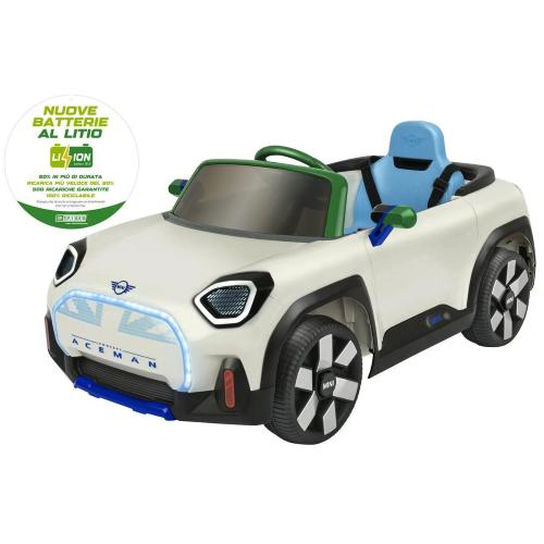 AUTO BT-LI-ON MINI ACEMAN 12 V RC BIANCA