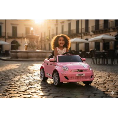 AUTO FIAT 500E ROSA BATT LI-ON 12V 