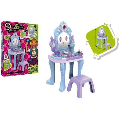 SPECCHIERA 75CM CON SGABELLO E ACCESSORI