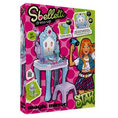 SPECCHIERA 75CM CON SGABELLO E ACCESSORI