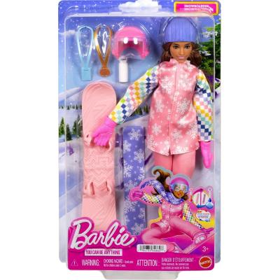 BARBIE 65 TH SNOWBOARDER