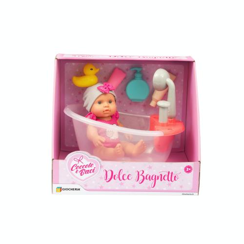 COCCOLE E BACI - BEBÈ BAGNETTO CON VASCA FUNZIONANTE
