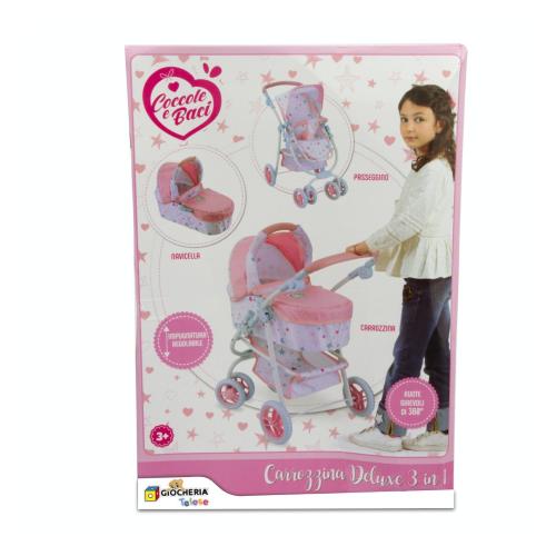 COCCOLE E BACI CARROZZINA DE LUXE 3 IN 1