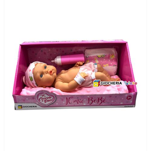 COCCOLE E BACI - BEBÈ CON ACCESSORI E COPERTINA