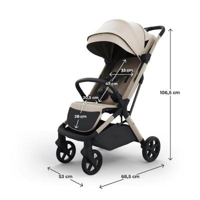 PASSEGGINO LEGGERO NUBI 3 BEIGE