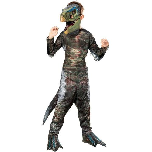 COSTUME JURASIC WORLD THERIZINOSAURUS 7-8 ANNI