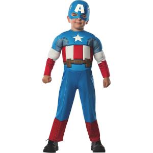 COSTUME CAPITAN AMERICA DELUXE PRESCHOOL