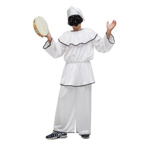COSTUME BAMBINO/A PULCINELLA TAGLIA XXL