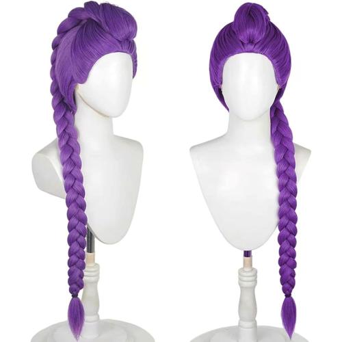 PARRUCCA TRECCIA VIOLA K-POP STAR 