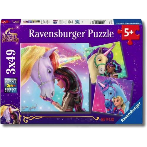 PUZZLE 3X49 UNICORN ACADEMY