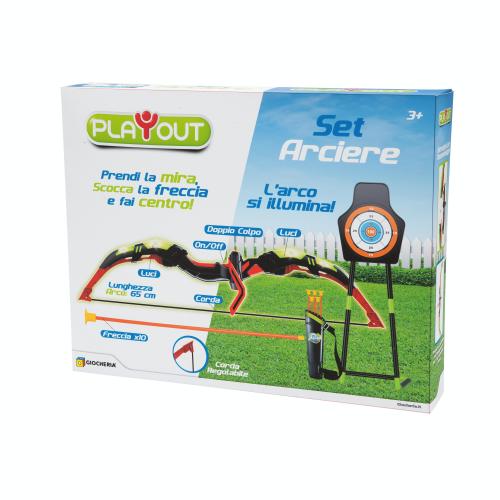 PLAY OUT - SET ARCIERE PROFESSIONAL CON BERSAGLIO - ARCO LUMINOSO