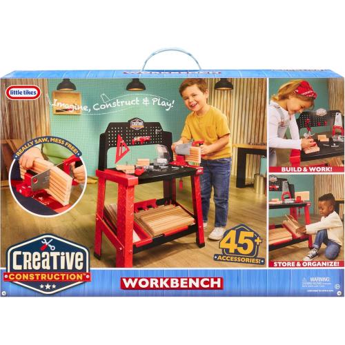 CREATIVE CONSTRUCTION BANCO DA LAVORO CON 15+ ACCESSORI