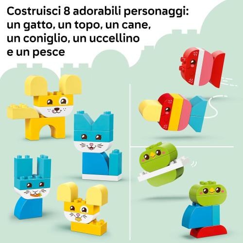LEGO DUPLO ANIMALI DOMESTICI CREATIVI 3 IN 1