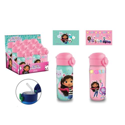 BORRACCIA TERMICA ACCIAIO INOX CON CANNUCCIA 350 ML GABBY