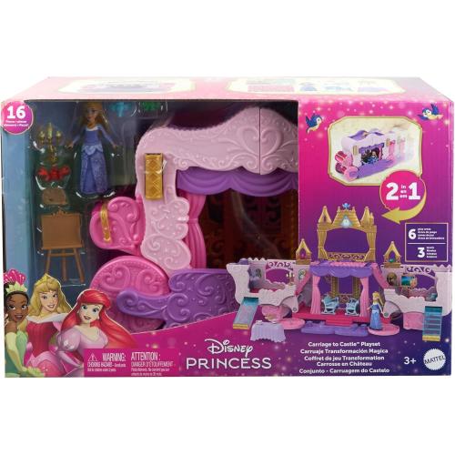 DISNEY PRINCESS 2 IN 1 CASTELLO CARROZZA HWX17