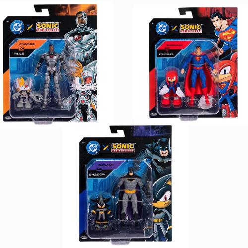 SONIC / DC  - MULTIPACK WAVE 1 PERSONAGGI DA 6 E 13 CM