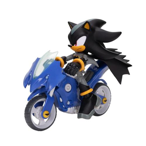 SONIC / DC - SHADOW PERSONAGGIO 13CM CON BATCYCLE