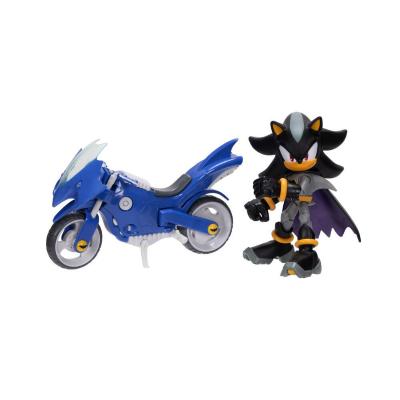 SONIC / DC - SHADOW PERSONAGGIO 13CM CON BATCYCLE