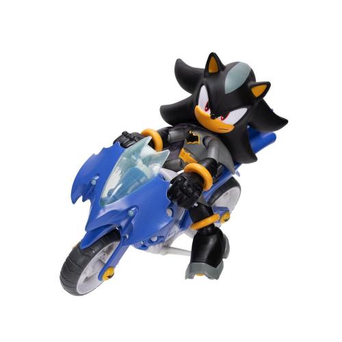 SONIC / DC - SHADOW PERSONAGGIO 13CM CON BATCYCLE