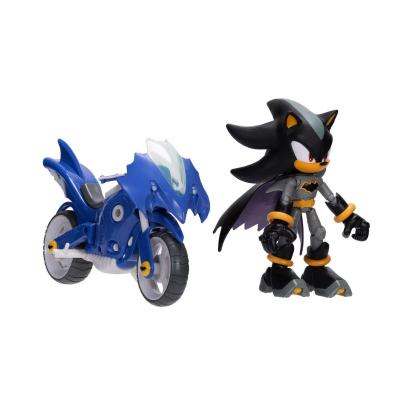 SONIC / DC - SHADOW PERSONAGGIO 13CM CON BATCYCLE