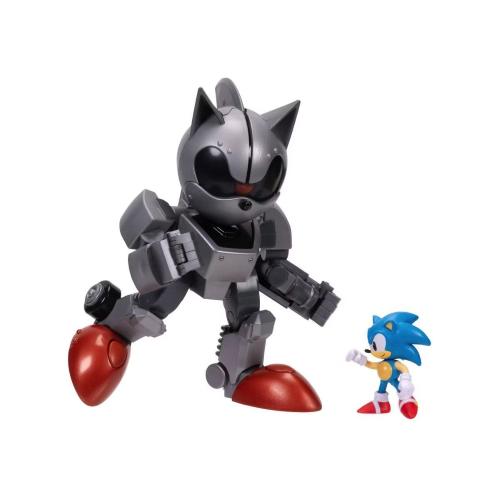 SONIC MECHA SONIC ROBOT CON ACTION FIGURE DI SONIC 6 CM