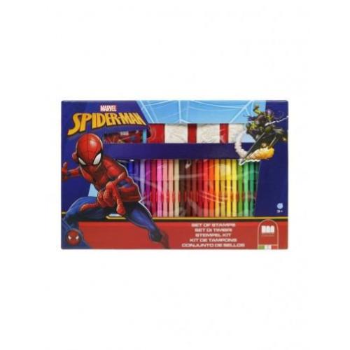 SET PENNARELLI + TIMBRI SPIDERMAN