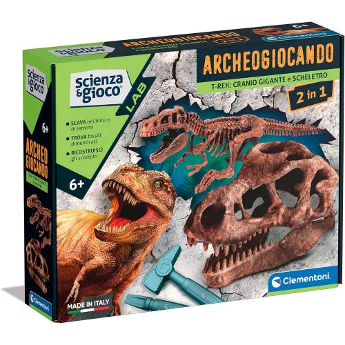 ARCHEOGIOCANDO - DIG KIT T-REX 2IN1