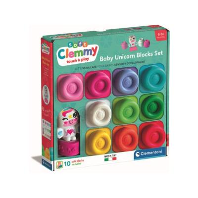 CLEMMY 10 BRICK SET UNICORN