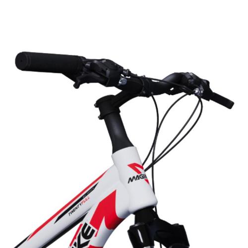 BICI 20 MTB FULL BIANCO/ROSSO DISCO FRENO