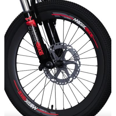 BICI 20 MTB FULL BIANCO/ROSSO DISCO FRENO