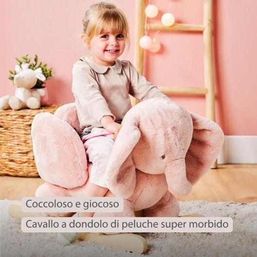NATTOU DONDOLO ELEFANTE ROSA
