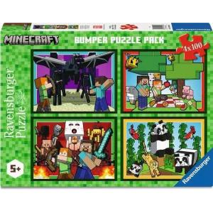 PUZZLE 4 X 100 MINECRAFT
