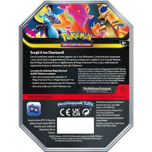 CARTE POKEMON MEGA CHARIZARD CARLA OLOGRAFICA EX + 4 BOOSTER