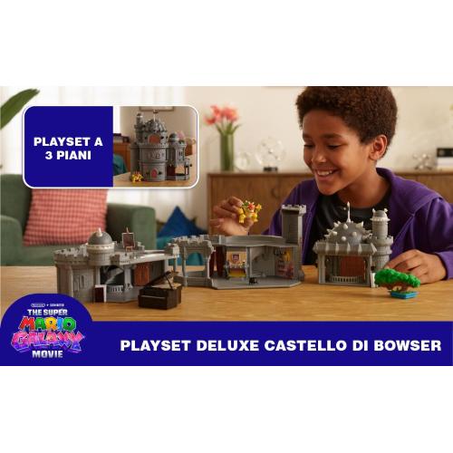 SUPER MARIO GALAXY THE MOVIE BOWSER DELUXE PLAYSET