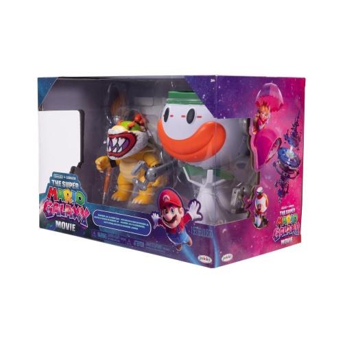 SUPER MARIO GALAXY THE MOVIE BOWSER JUNIOR CON CLOWN CAR